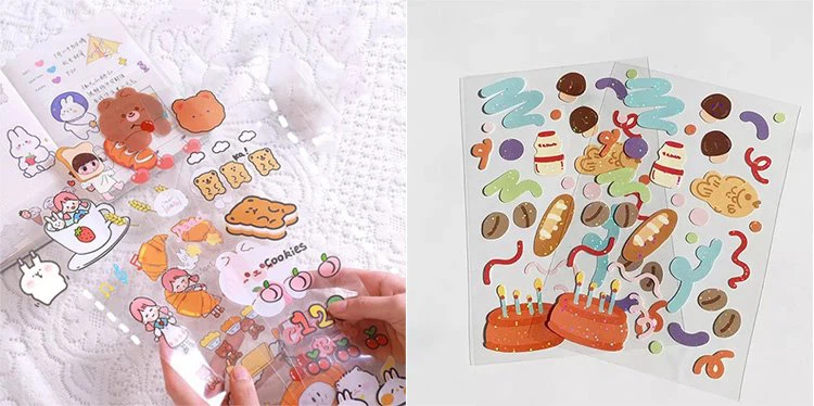 Clear Kiss Cut Sticker Sheet